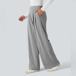 Halara High Waisted Pocket Wide Leg Casual Pants Trousers Plus Size 2x
